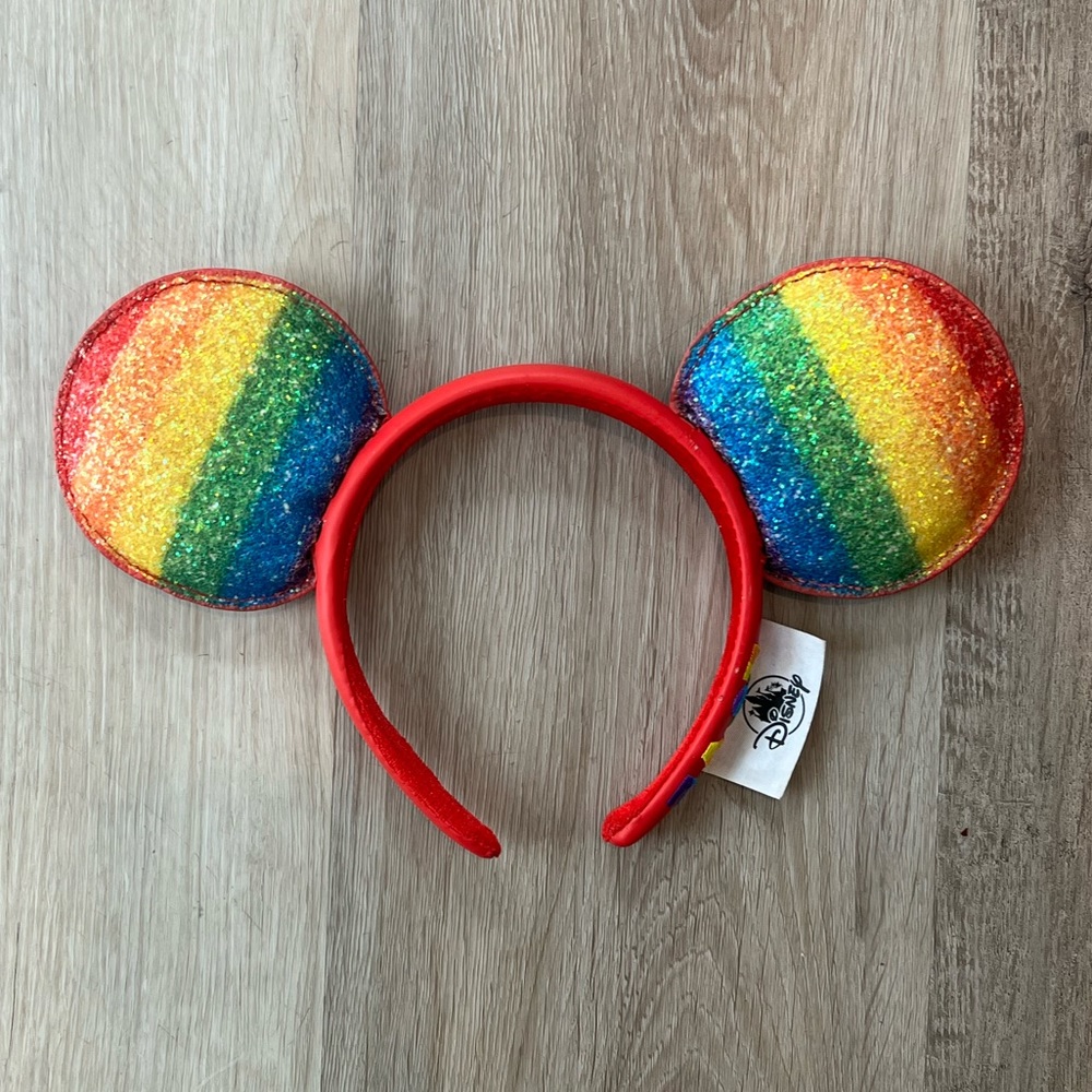 Disney Pride Love Rainbow Ears Headband